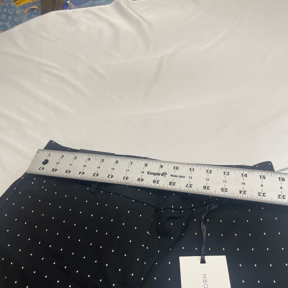 NWT 41 Hawthorn Black White Becca Straight Leg Printed Pants Size 10 New - Picture 2 of 8